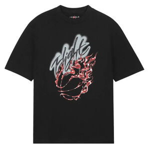 Brand New Air Jordan x Travis Scott Flight Graphic T-Shirt 'Black' XL
